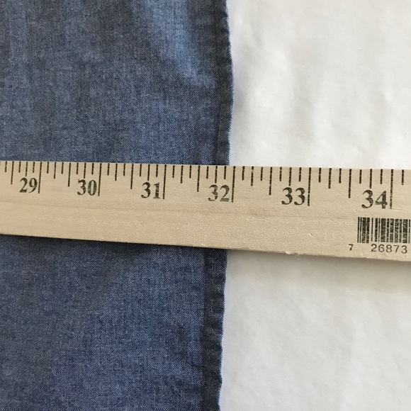 WOMAN WITHIN Cotton Denim Button Down Shirt Long Sleeve Women’s Plus Size 4X - Picture 12 of 14